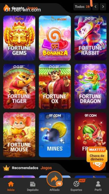 Aplicativo móvel 617BET para iOS e Android